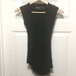 Zara Black V-Neck  top. Size : S